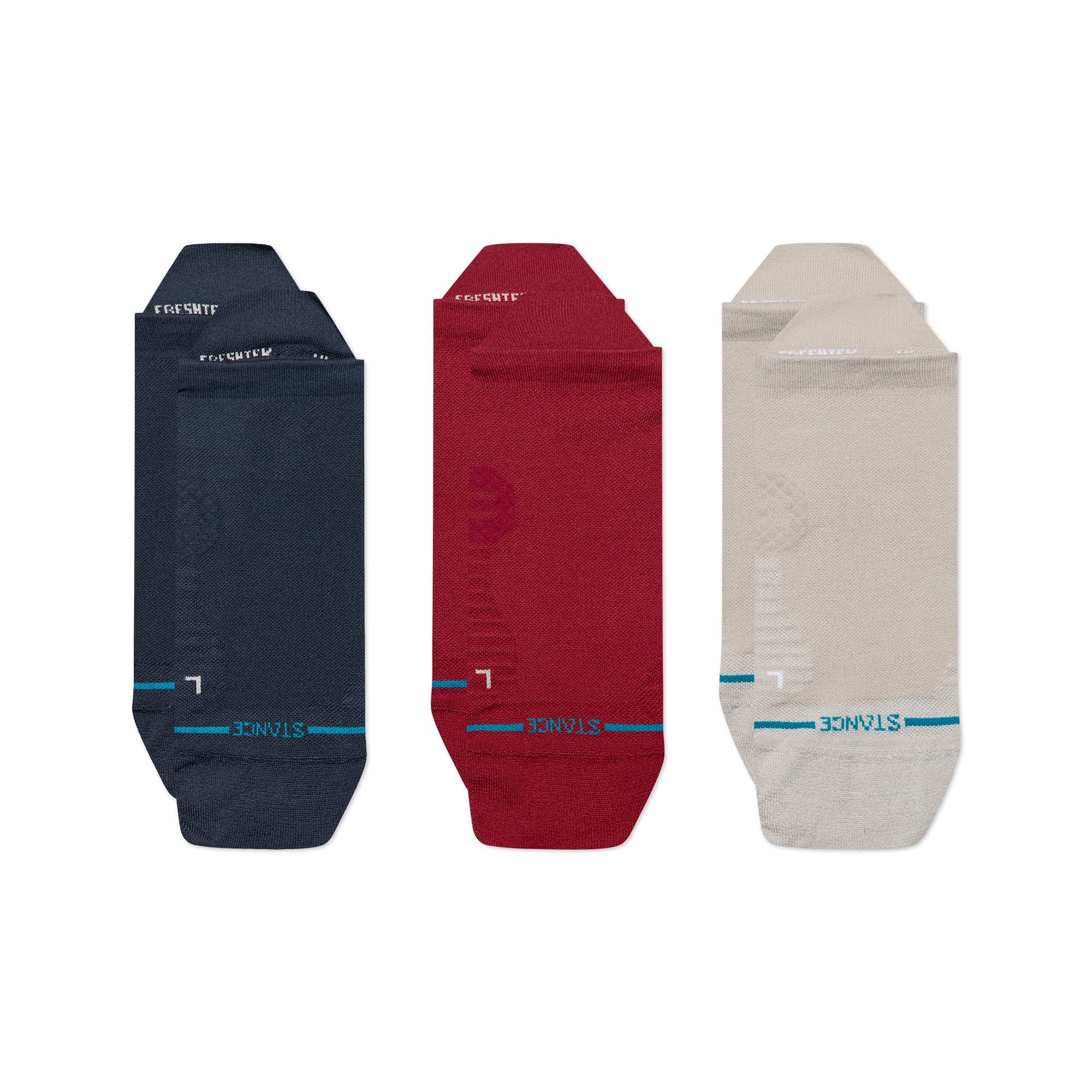 Solid Ultralighttralight Tab 3 Pack Socks