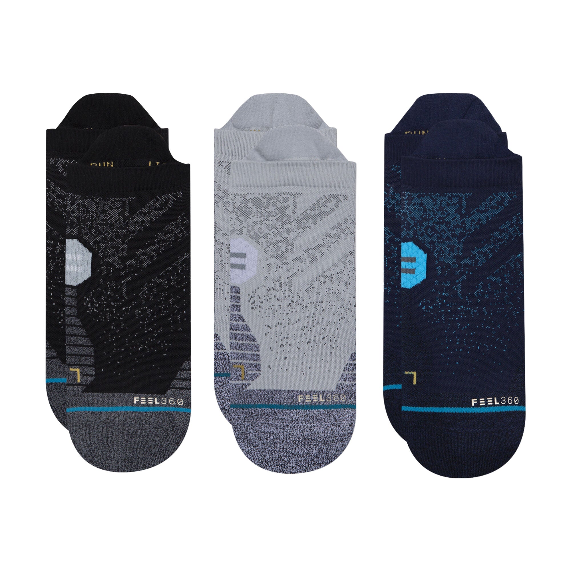 Light Performance Tab Socks 3 Pack