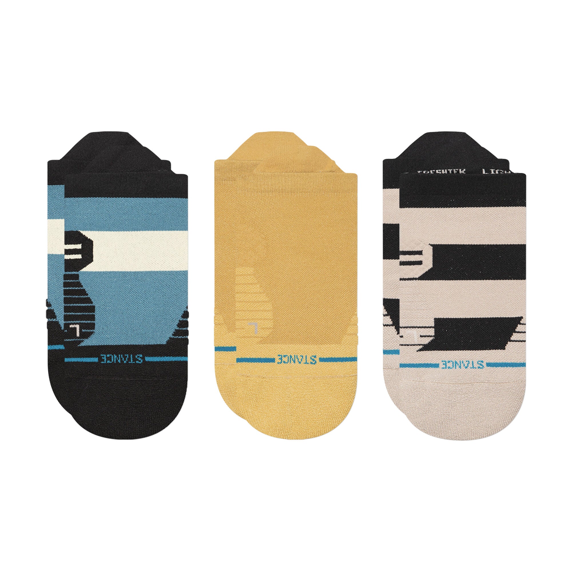 Light Performance Tab Socks 3 Pack
