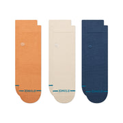 Icon Quarter 3 Pack Socks