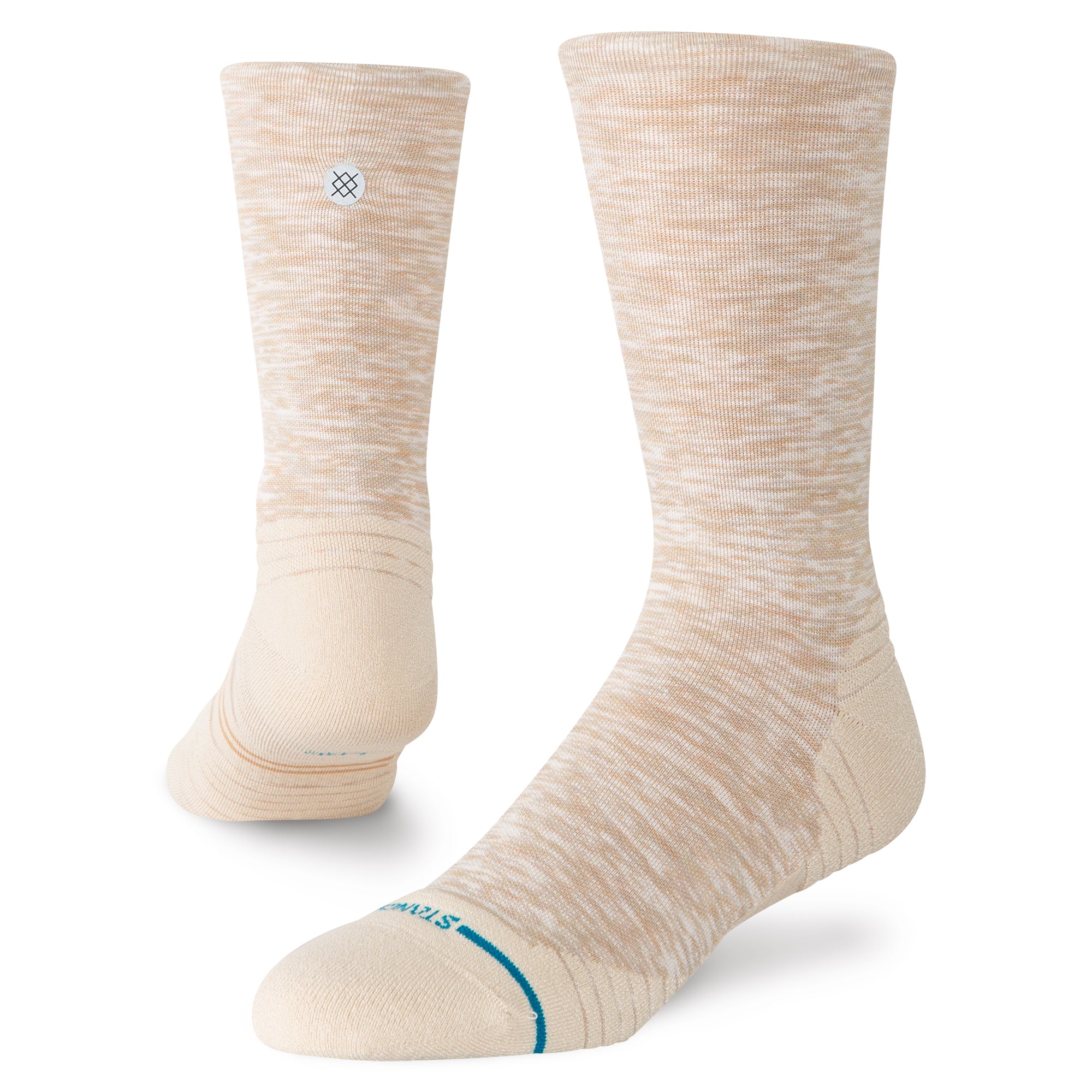 Marled Light Crew Socks
