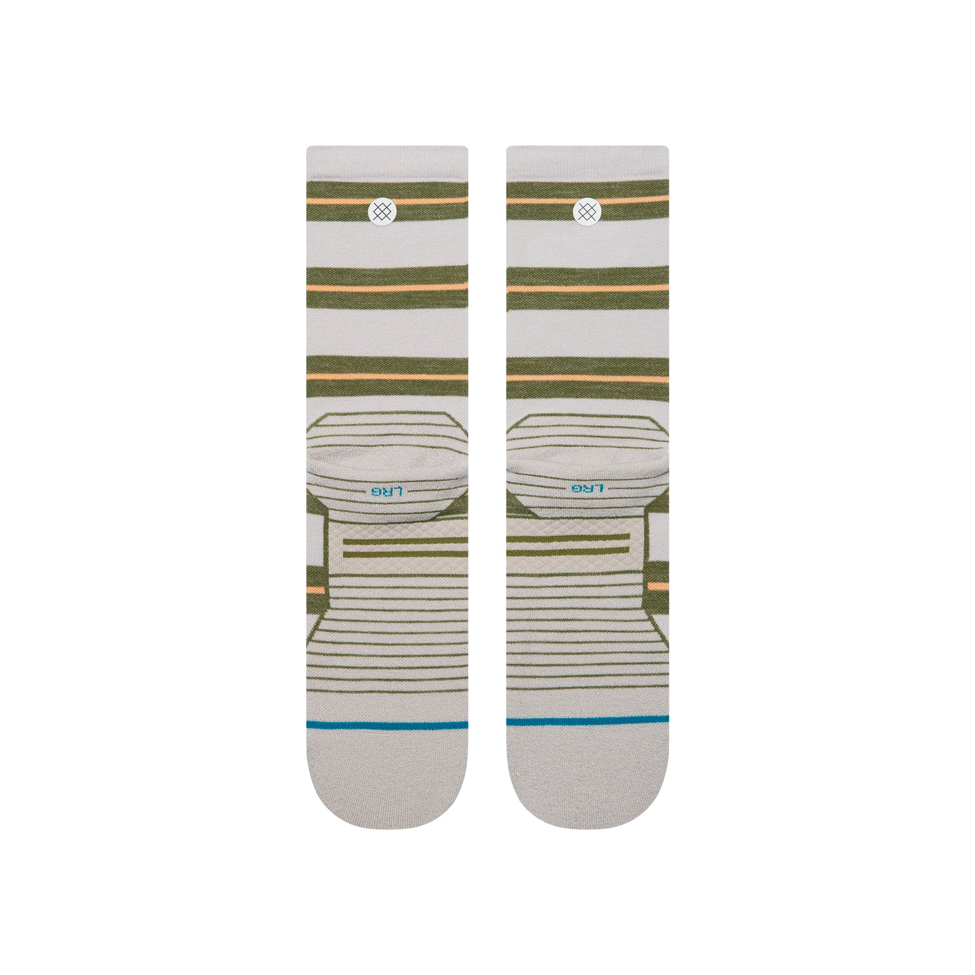 STRIPED IT LIGHT WOOL CREW