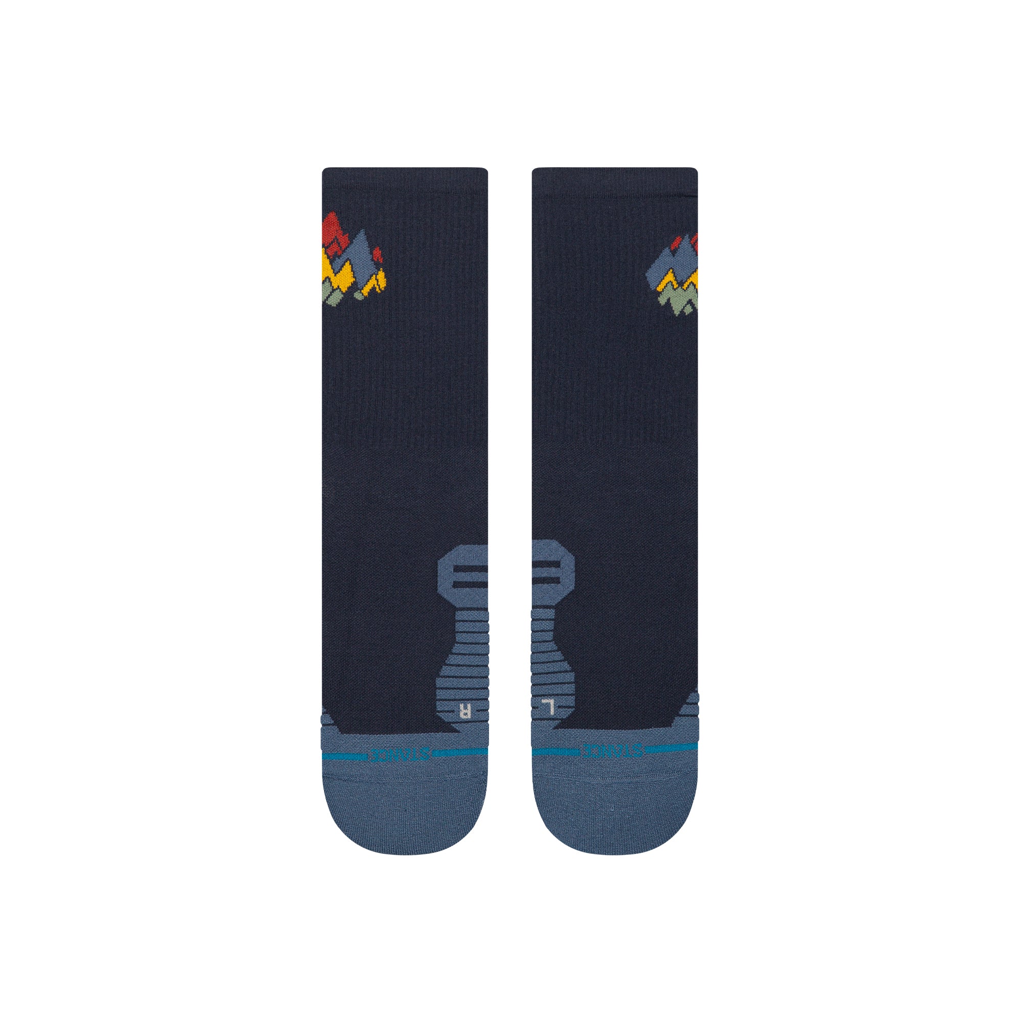 PEAKS RIBBED LIGHT CREW
