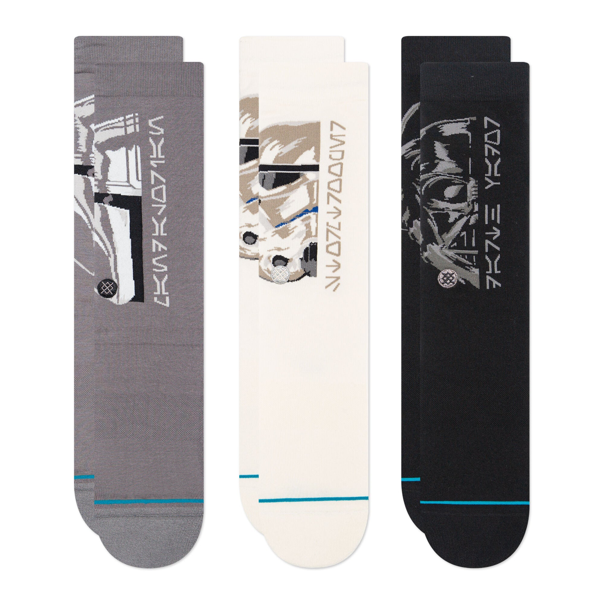 Star Wars X Stance Trilogy Light Cushion Crew 3 Pack Socks – Stance US