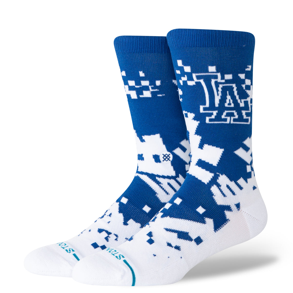 Medias L Stance MLB DIAMOND PIXEL LAD FreshTek - Azul - Corta