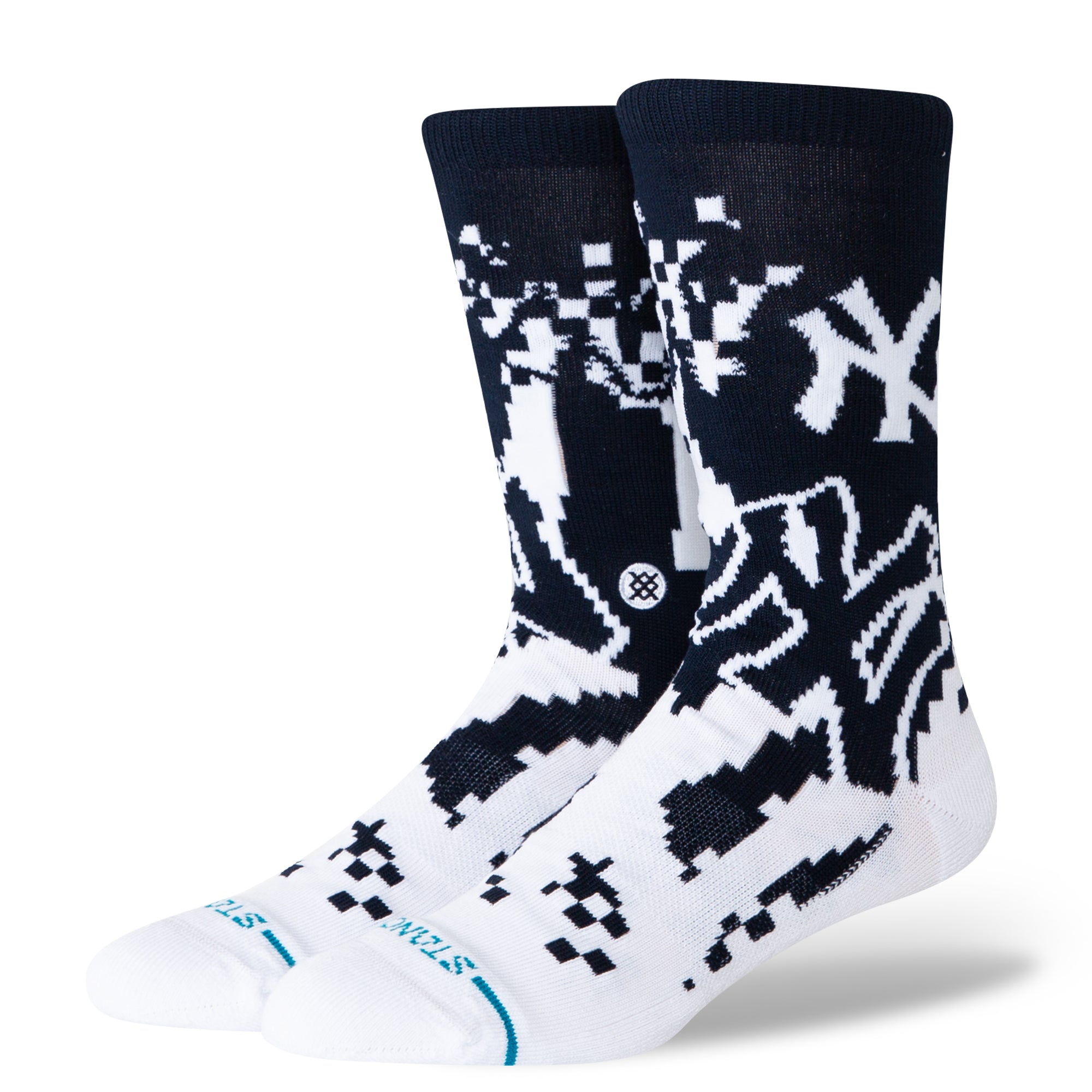 Pixel Nyy Socks