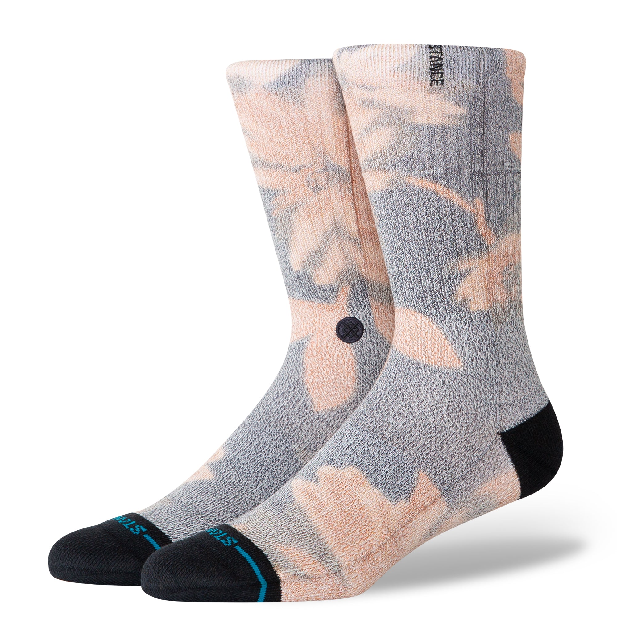 Flora Scan Crew Socks