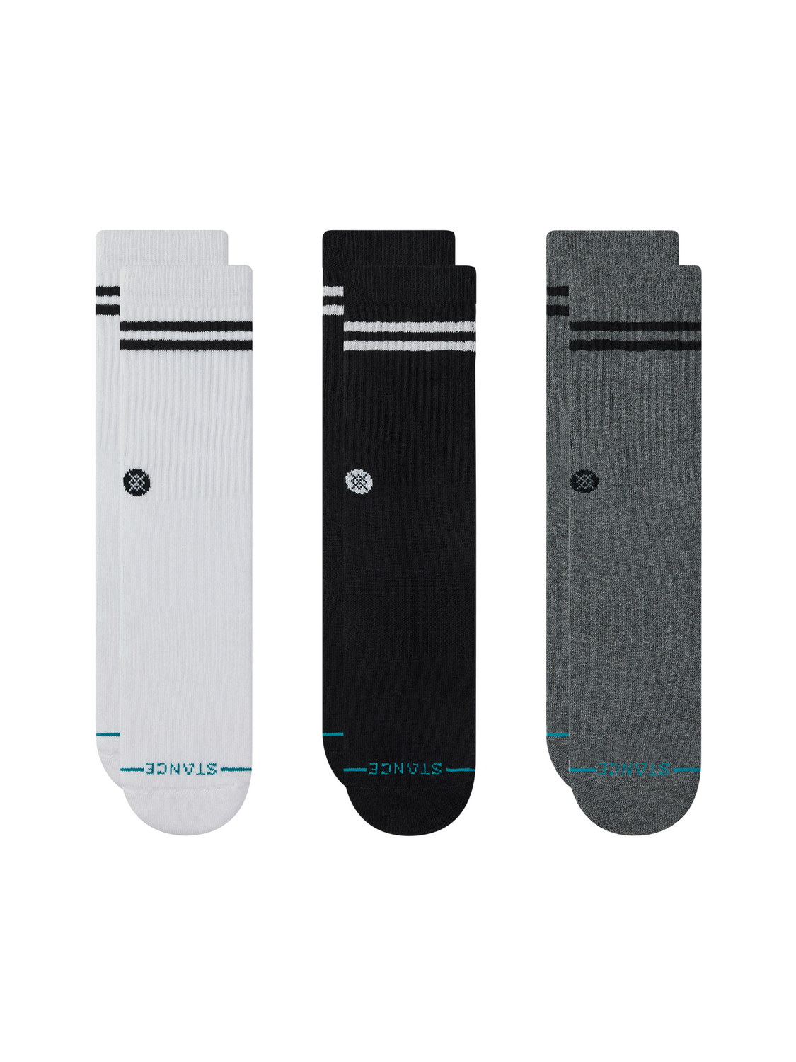 CORE 3 PACK CREW SOCK