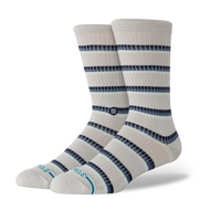 MULTISTRIPE RIBBED CREW