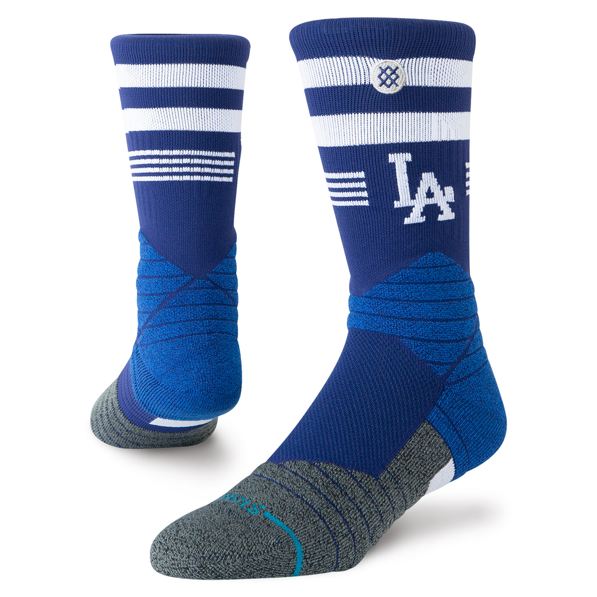 Medias L Stance LAD DMND PRO CREW FreshTek - Azul - Corta