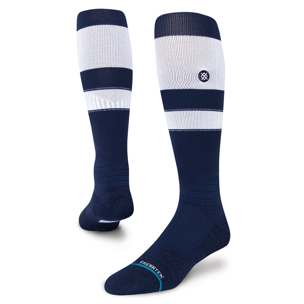 Medias XL Stance DIAMOND STRIPES OTC 2023 FreshTek - AzulM/Blanco - Larga