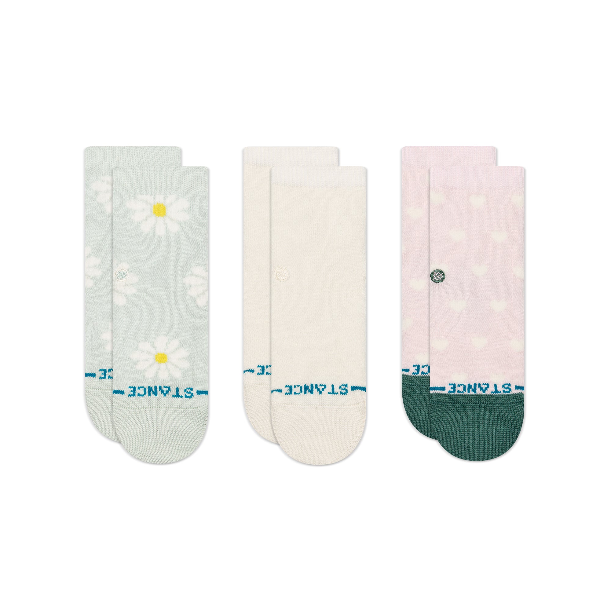 Daisies 3 Pack 1-2 Years Socks