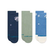 Gecko 3 Pack 2-4 Years Socks