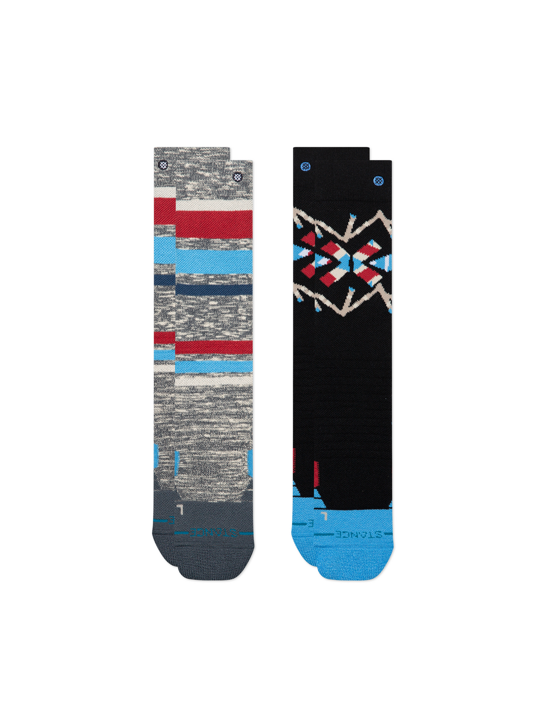 KIDS STRIPE UP MID POLY 2 PACK
