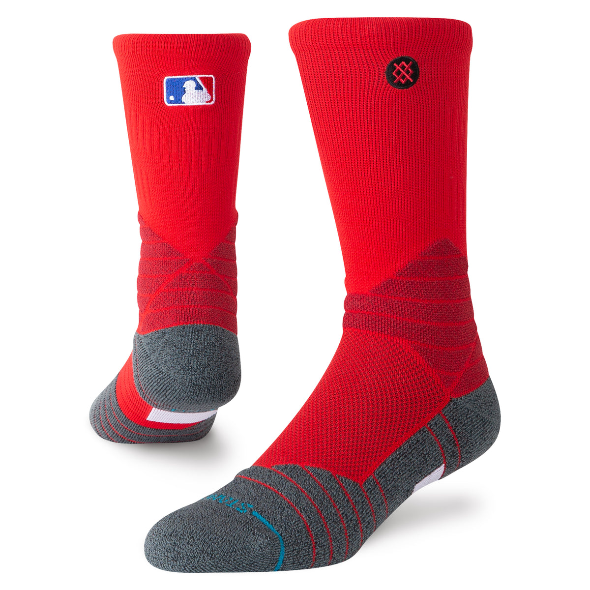 Medias M Stance DIAMOND PRO OTC FreshTek - Roja - Corta