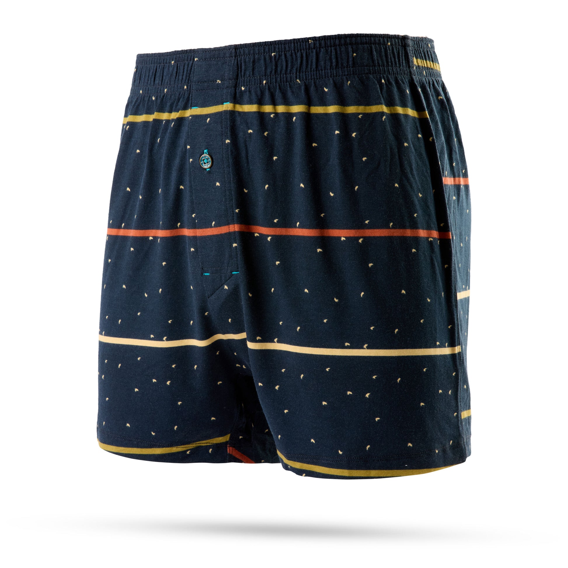 BUTTER BLEND BOXER - BLACKRED - L