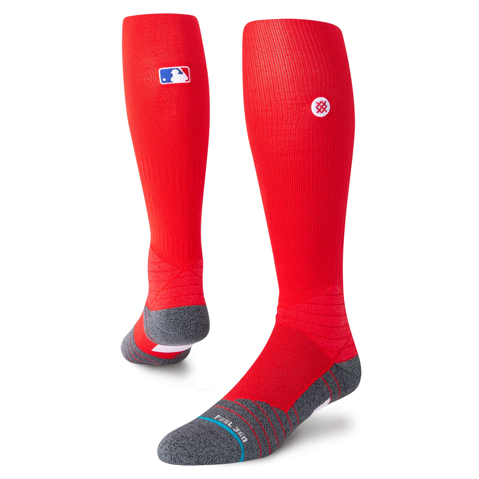 Medias XL Stance DIAMOND PRO OTC FreshTek - Roja- Larga