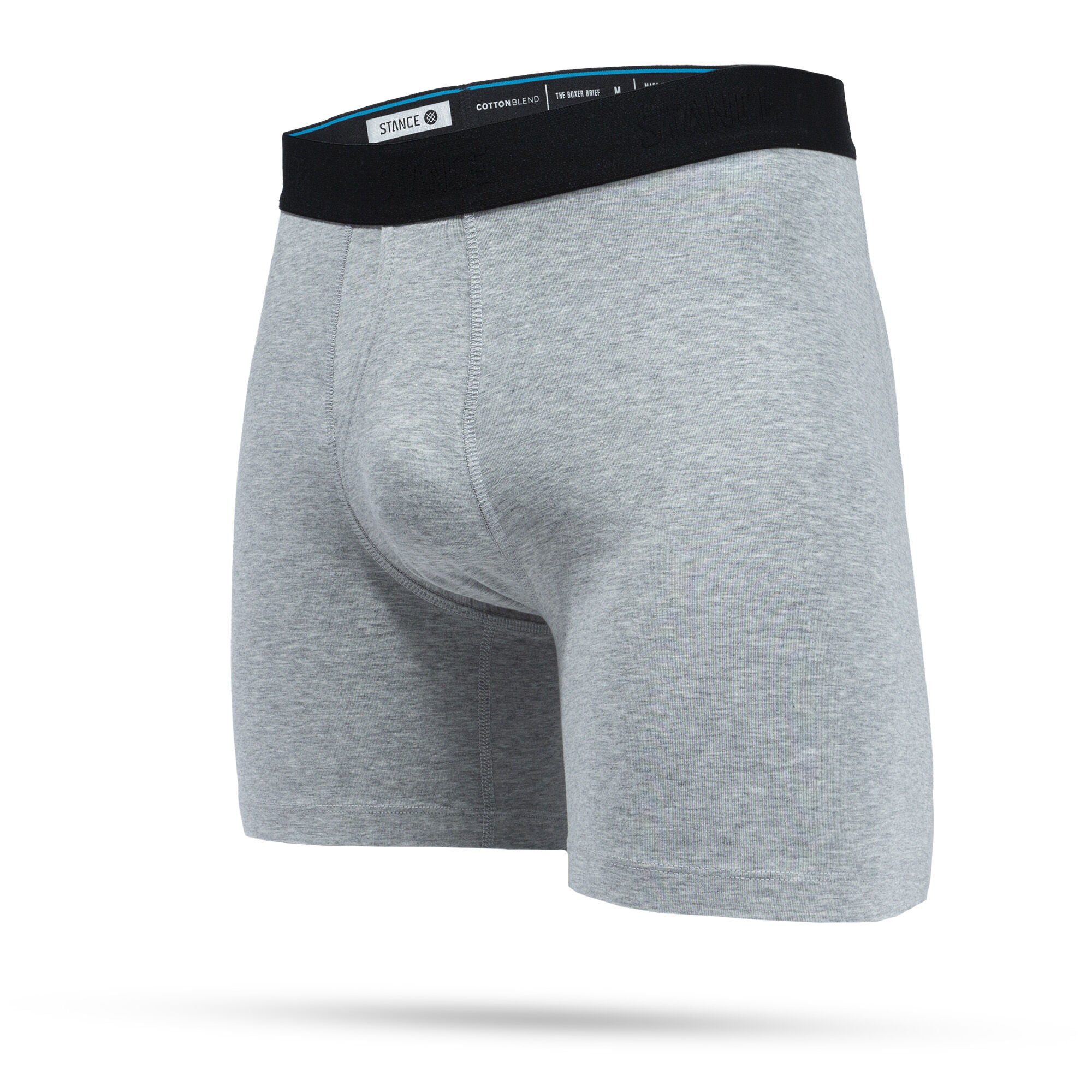 Stance Cotton Boxer Brief - standard_heathergrey - M