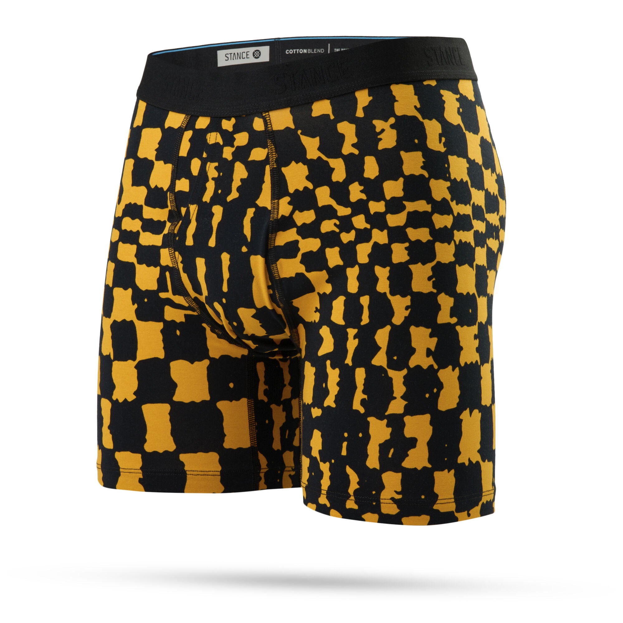 Stance Cotton Boxer Brief - Warp_Check_Gold - S