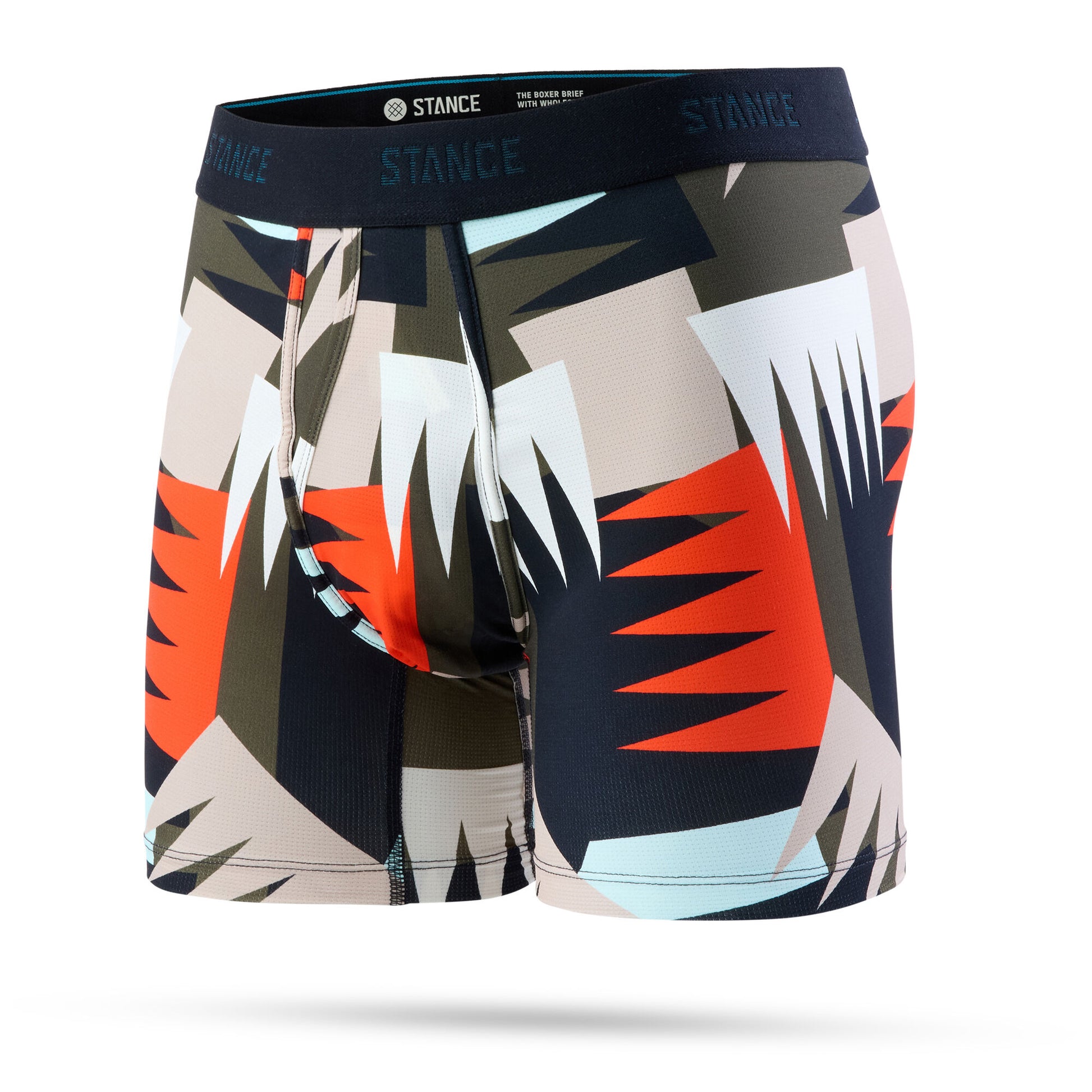 Stance Performance Boxer Brief with Wholester™ - Geo_Comb_Black - XL