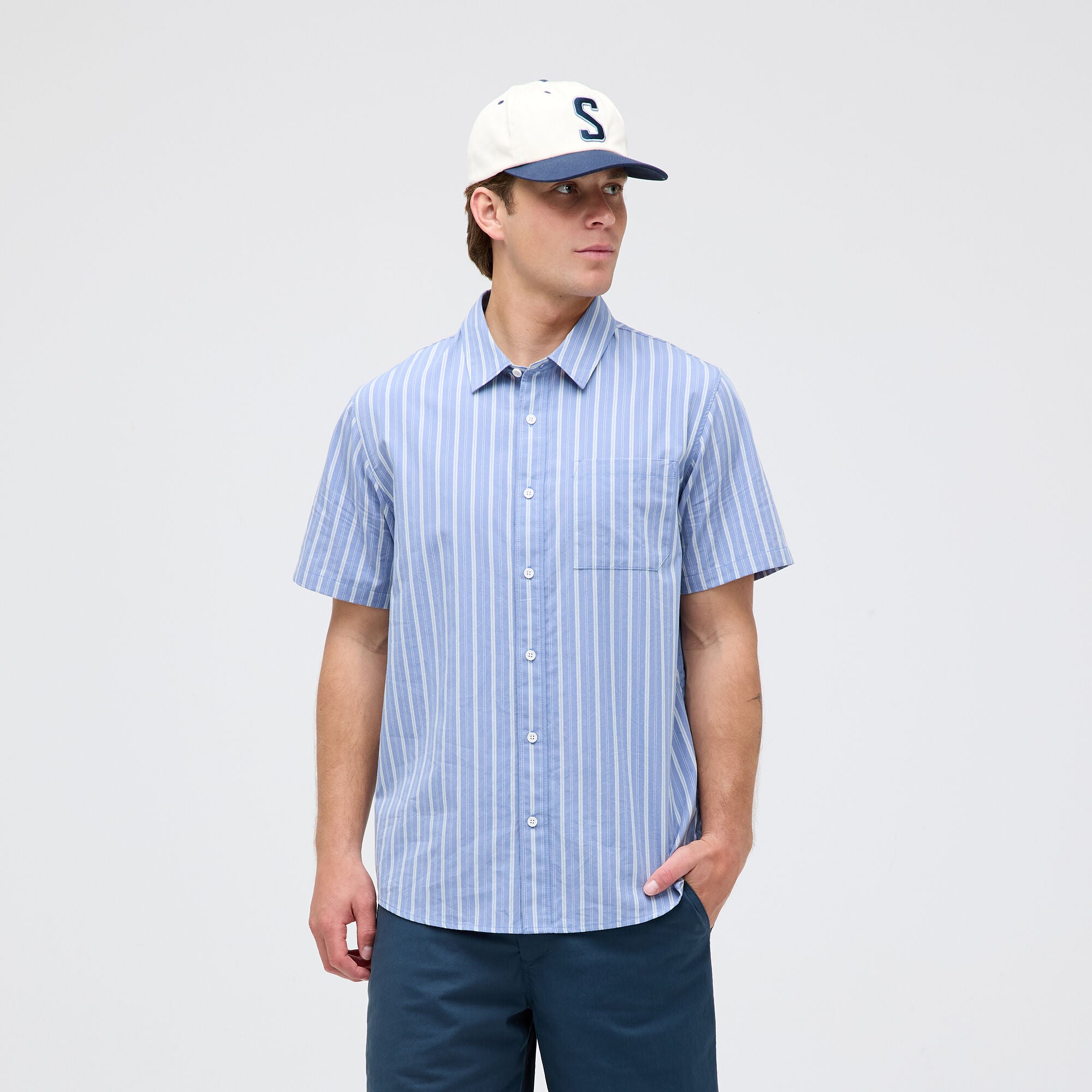 BALES SS BUTTON UP