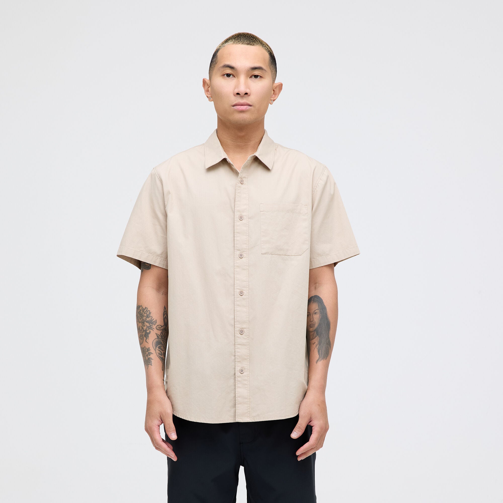 BALES SS BUTTON UP