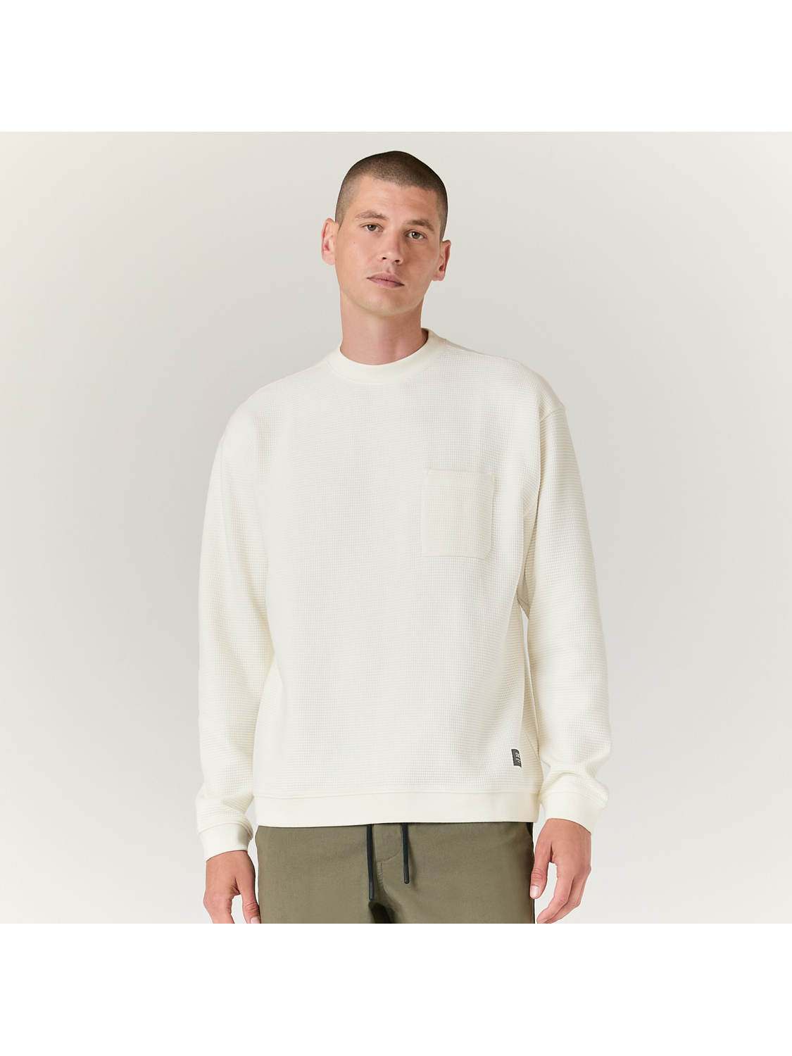 WAFFLE CREWNECK