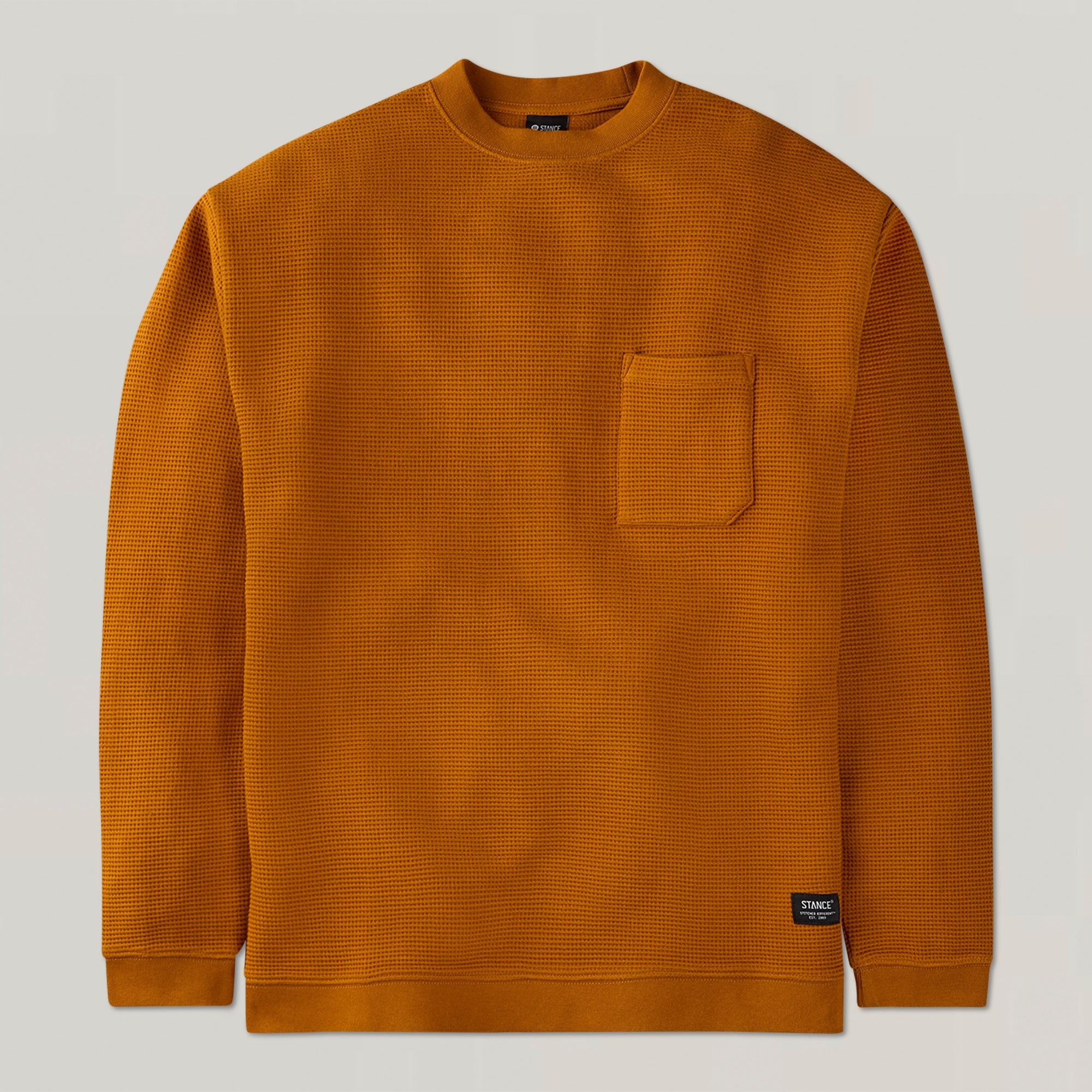 WAFFLE CREWNECK