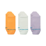 WOMENS SOLID MID TAB 3 PACK
