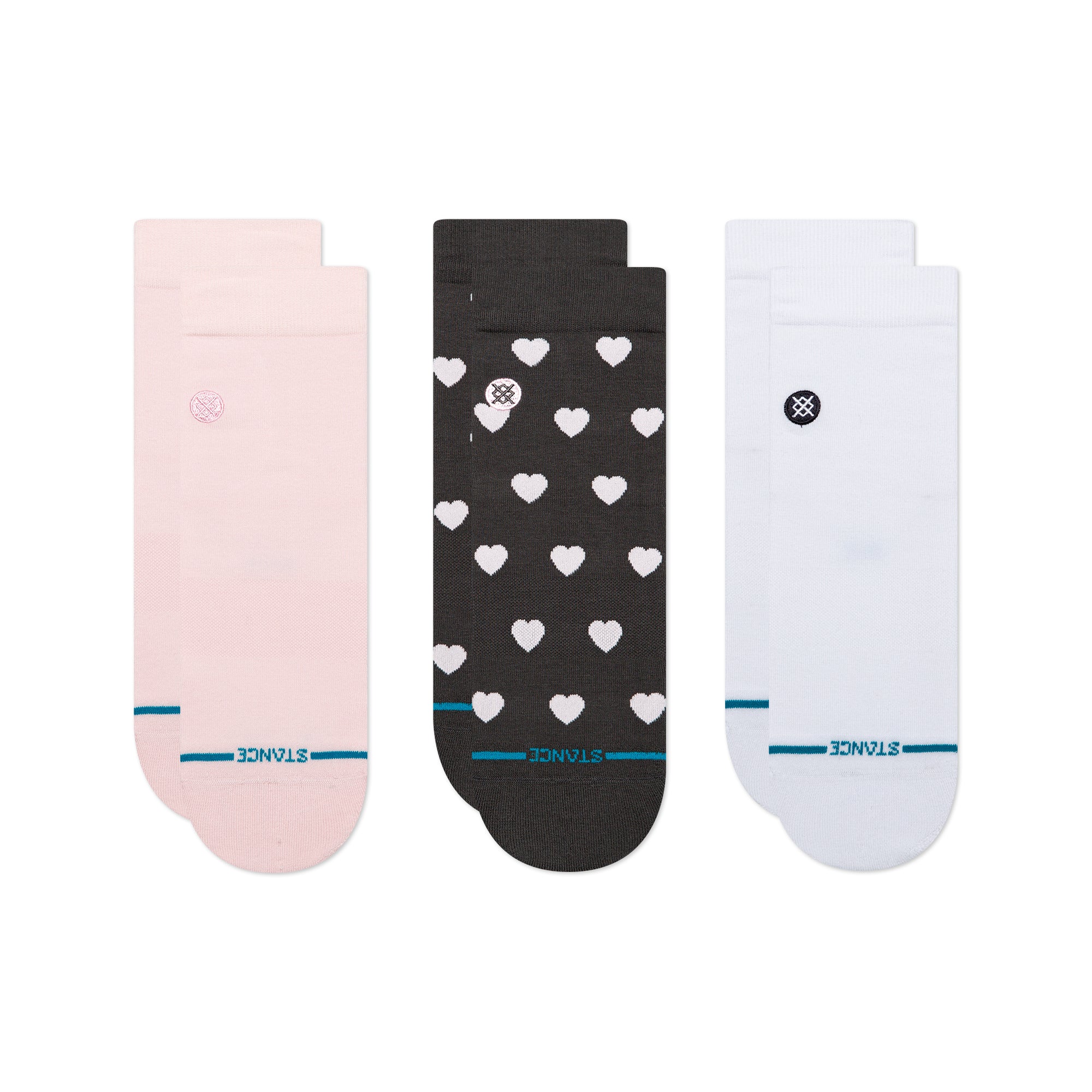 Hearts Lowrider 3 Pack Socks