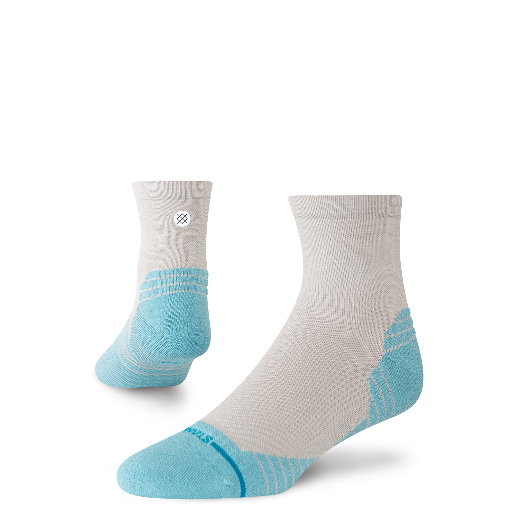 Two Tone Light Quarter Socks