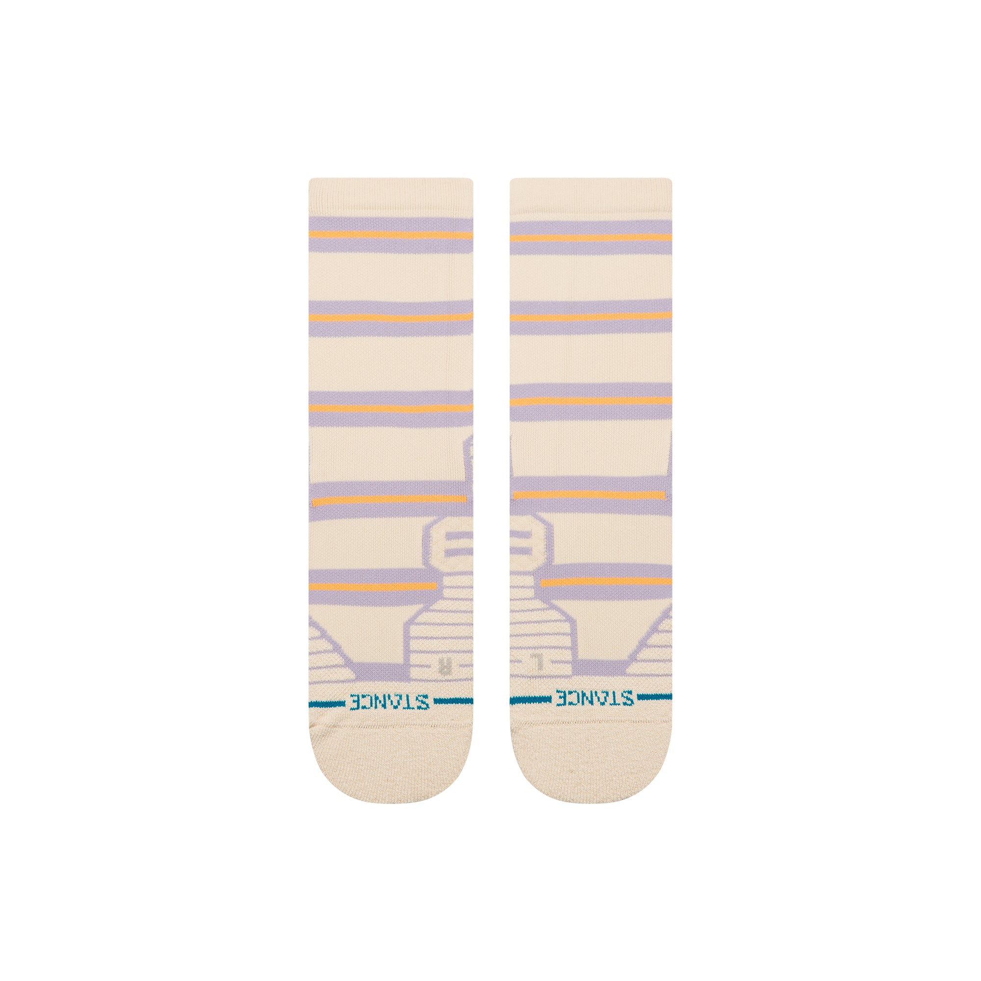 Beam Stripe Mid Crew Socks