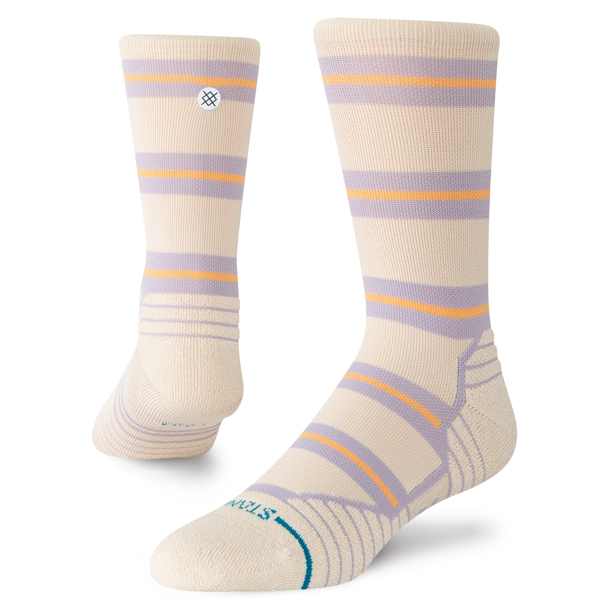 Beam Stripe Mid Crew Socks