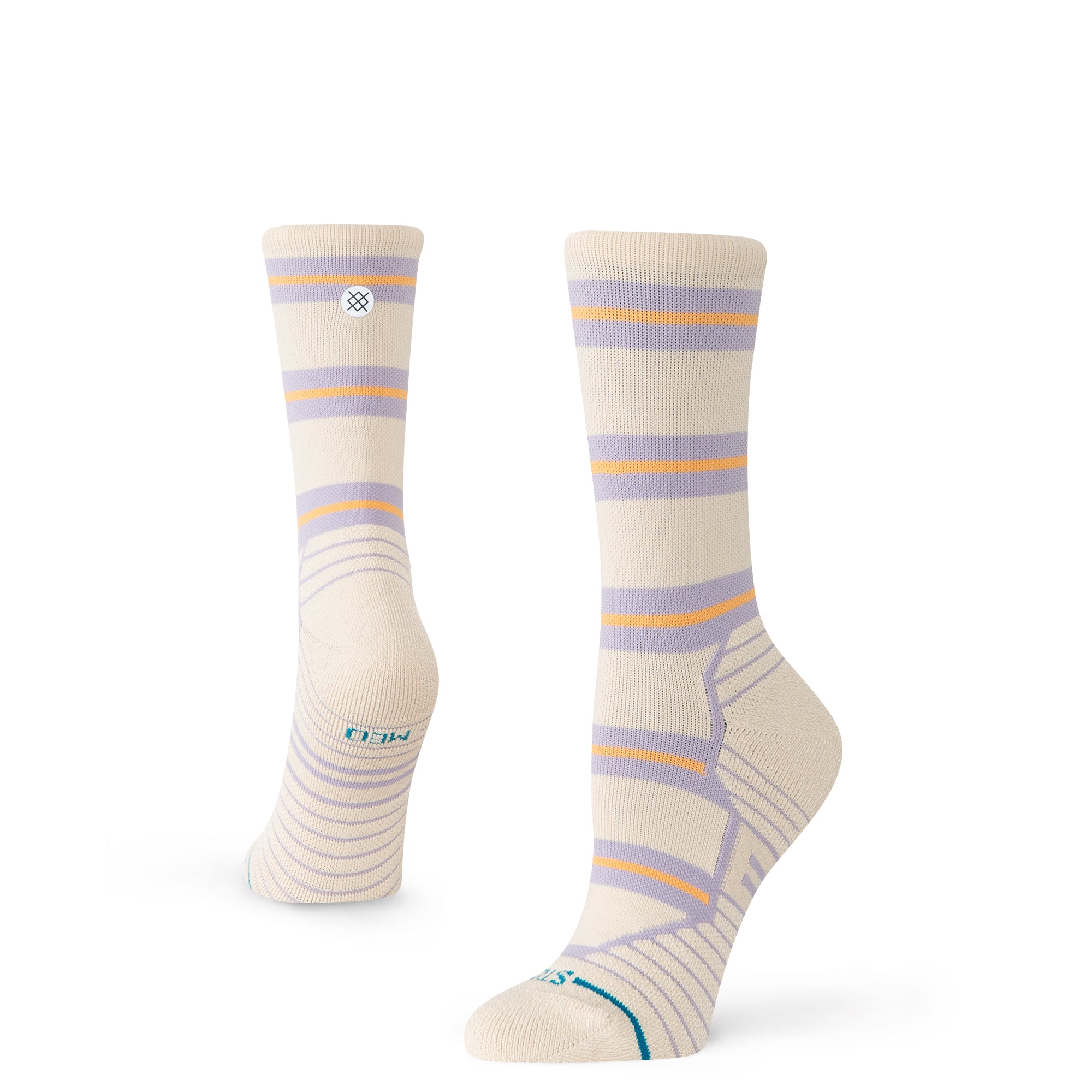 Beam Stripe Mid Crew Socks