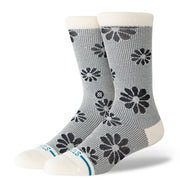 Floral Stitch Crew Socks