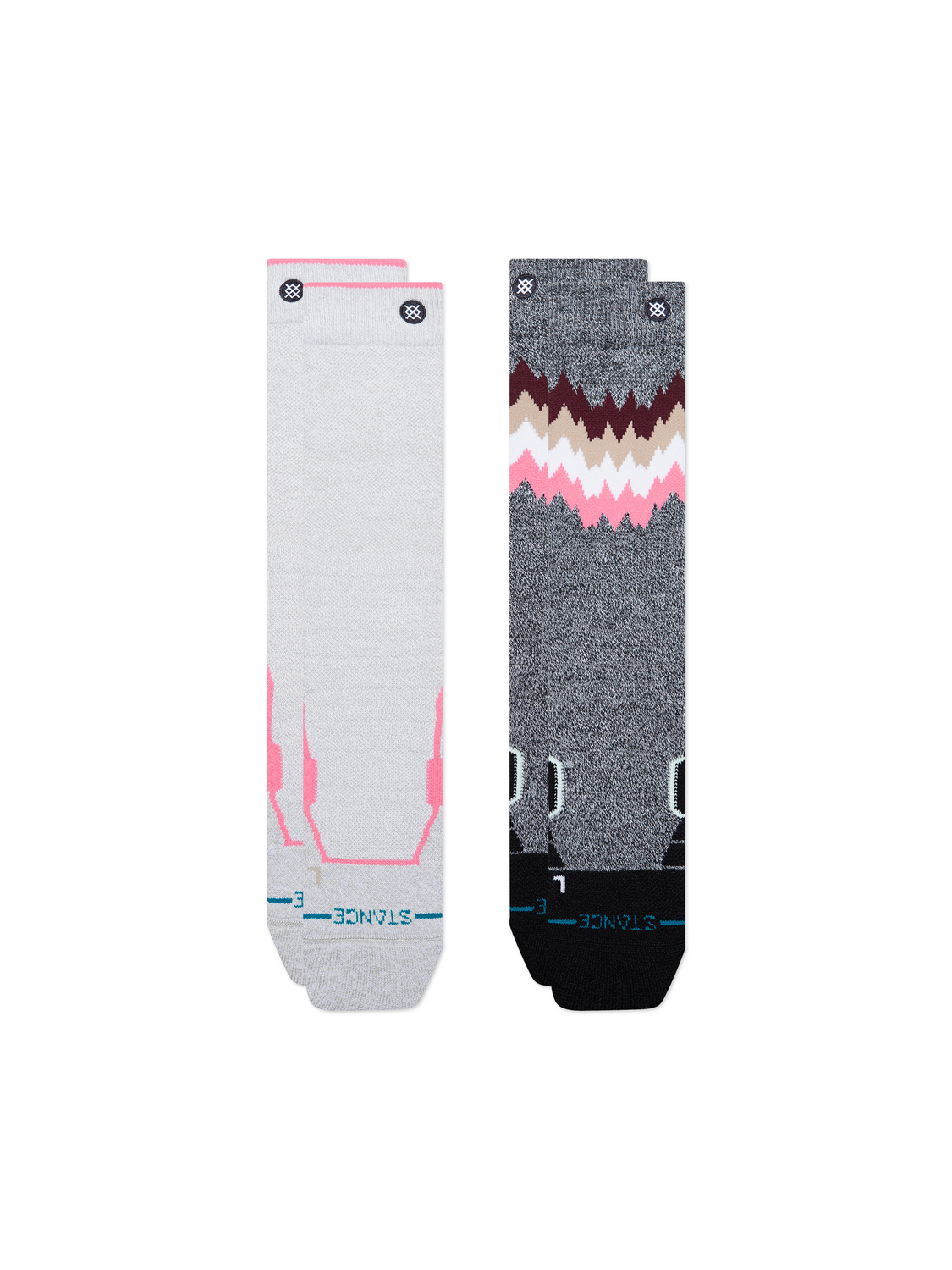 WOMENS 2X MID POLY SNOW 2 PACK