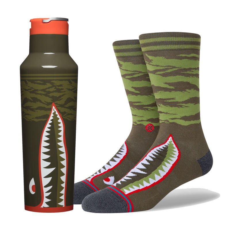 Stance X Corkcicle Warbird Canteen & Sock