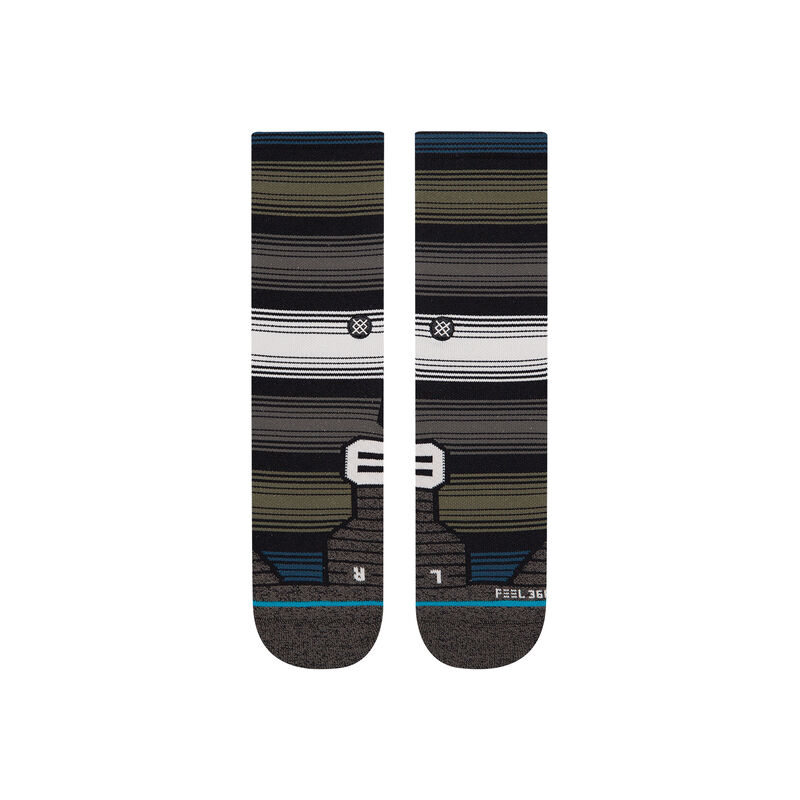 Caliber Midcushion Feel360™ Infiknit™ Nylon Blend Athletic Crew Socks ...