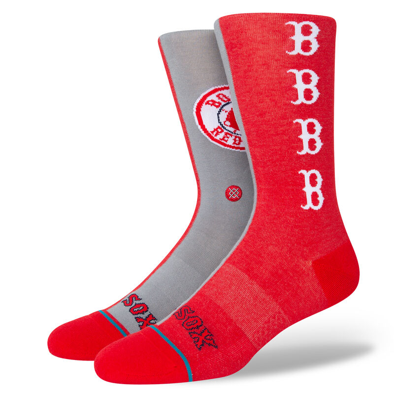 Boston Red Sox Split Crew Socks
