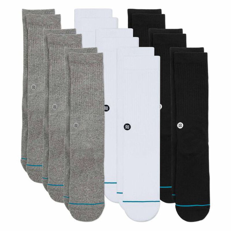 Icon Crew Socks 9 Pack image number 0