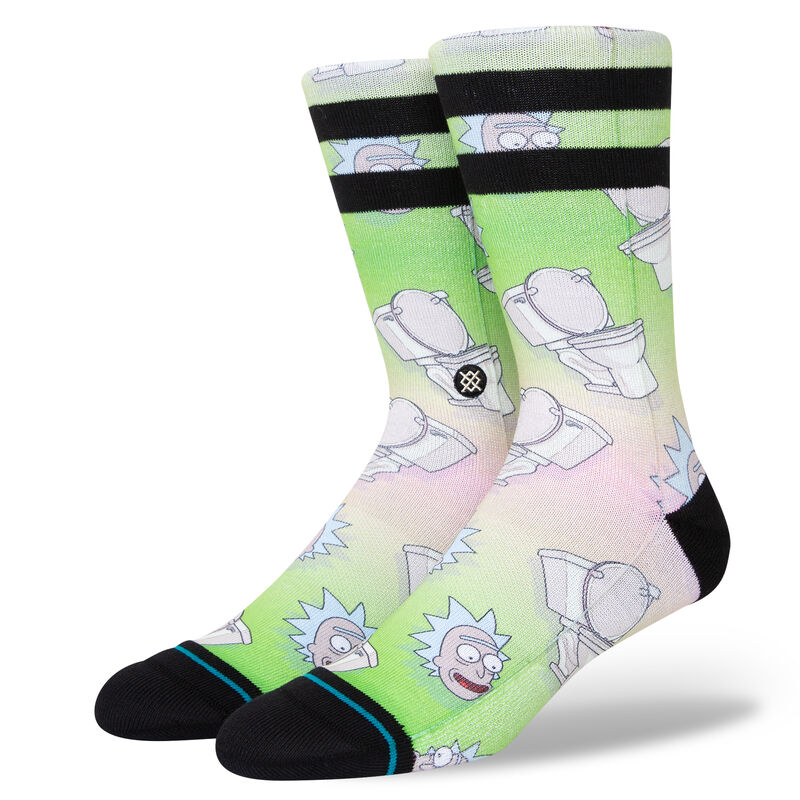 Rick and Morty X Stance Crew Socks image number 1