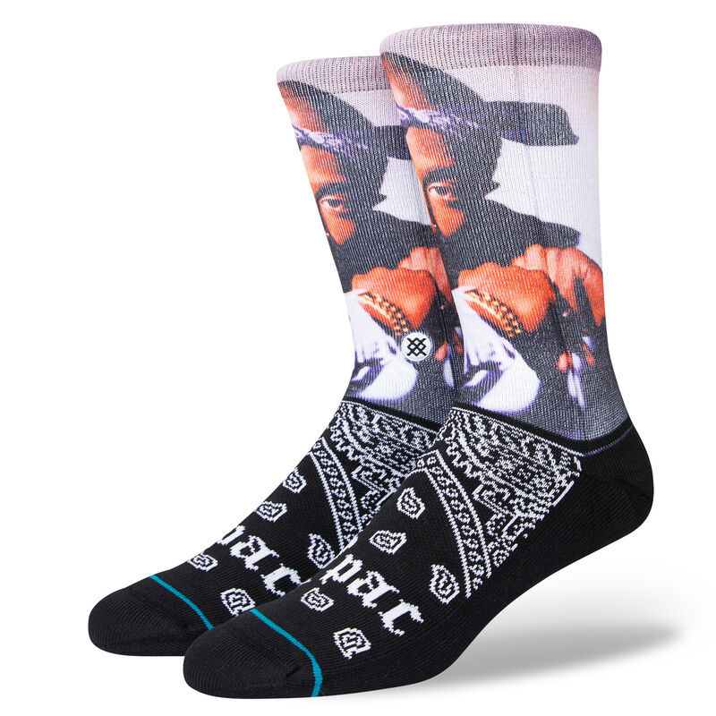Tupac X Stance Makaveli Crew Socks