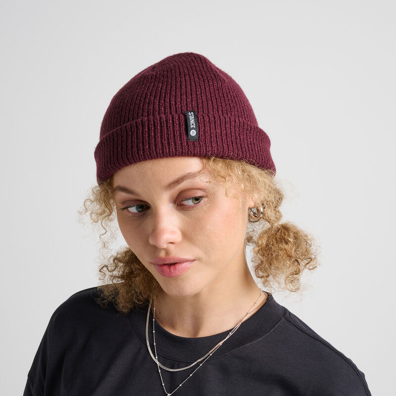 ICON 2 BEANIE SHALLOW | A261C21STA | WINE | OS image number 2