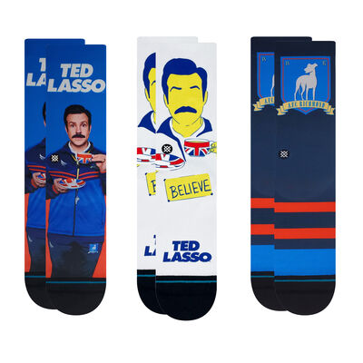 Ted Lasso X Stance Poly Crew Socks 3 Pack