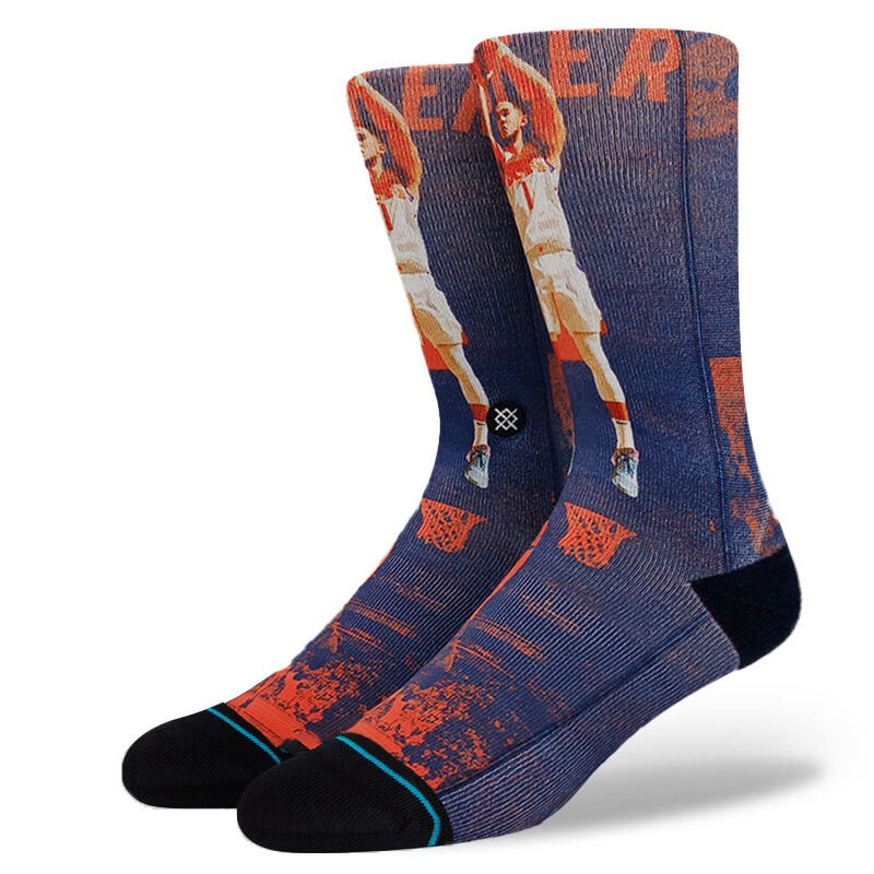 2023 NBA Players Scratched Poly Crew Socks image number 0