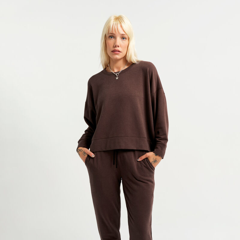SHELTER WOMENS CREW | WAPPC22WOM | PLUM | L image number 0