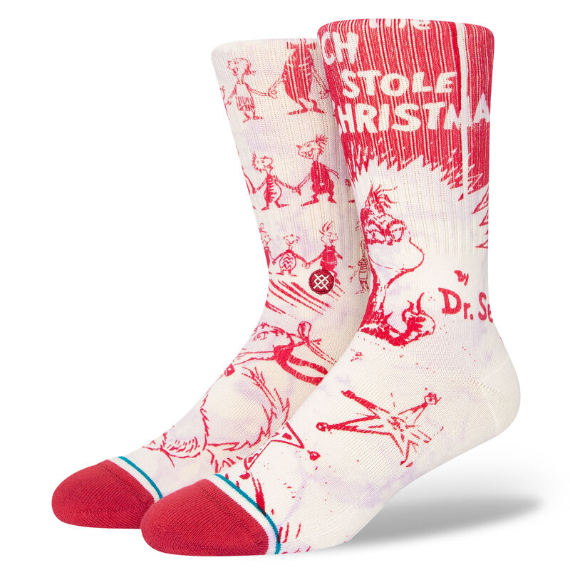 The Grinch X Stance Crew Socks image number 0