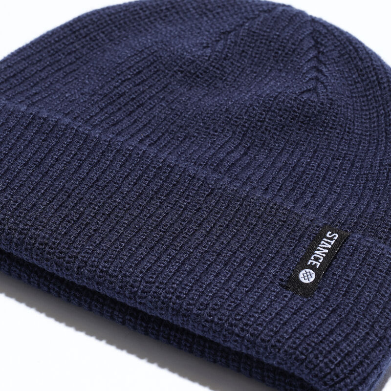 STANDARD SHALLOW BEANIE| A261C21STA | NAVY | OS image number 1