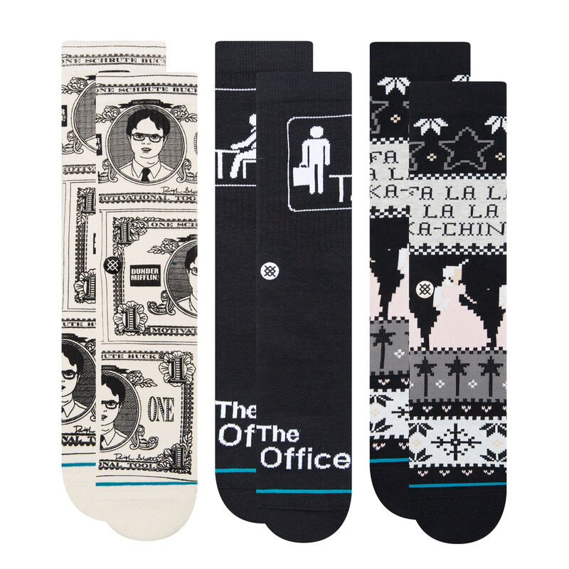 The Office X Stance Crew Socks Set image number 1