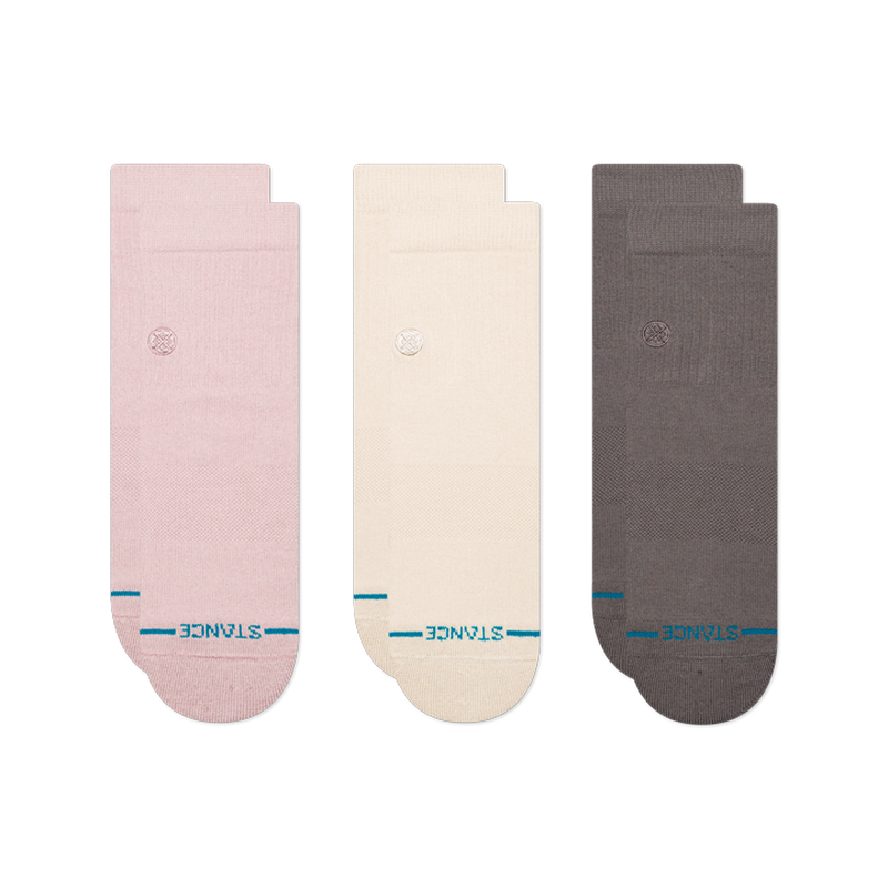 Icon Quarter Socks 3 Pack